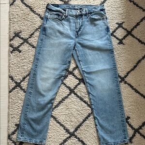 American Eagle Outfitters Light Blue Straight Jeans